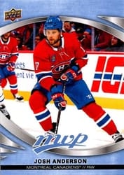 2023-24 Upper Deck MVP Base Set Josh Anderson #86 card