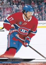 2024-25 Upper Deck Base Set Josh Anderson #341 card