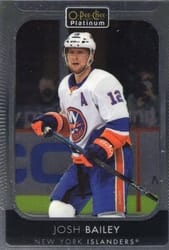 2021-22 O-Pee-Chee Platinum Base Set Josh Bailey #153 card