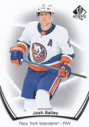 2021-22 SP Authentic Base Set Josh Bailey #58 card