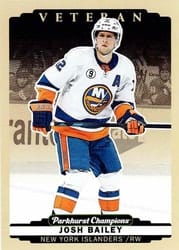 2022-23 Parkhurst Champions Base Set Josh Bailey #143 card