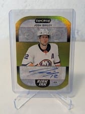 2022-23 Upper Deck Synergy Rink Ink Josh Bailey #RI-JB card