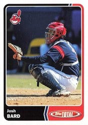 2003 Topps Total Base Set Josh Bard #23 card