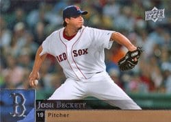 2009 Upper Deck Base Set Josh Beckett #46 card