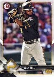 2018 Bowman Base Set Josh Bell #92 card