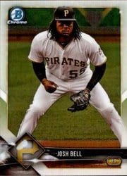 2018 Bowman Chrome Base Set Josh Bell #49 card