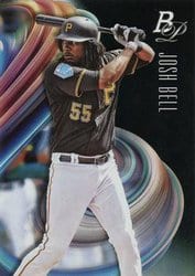 2018 Bowman Platinum Base Set Josh Bell #21 card
