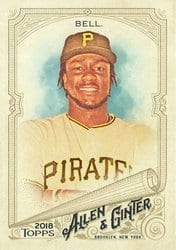 2018 Topps Allen & Ginter Base Set Josh Bell #102 card