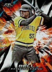 2018 Topps Fire Base Set Josh Bell #15 card