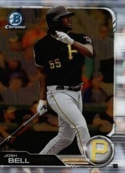 2019 Bowman Chrome Base Set Josh Bell #51 card