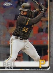 2019 Topps Chrome Base Set Josh Bell #162 card