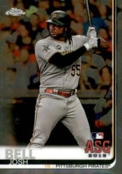 2019 Topps Chrome Update Base Set Josh Bell #87 card