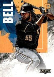 2019 Topps Fire Base Set Josh Bell #167 card