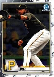 2020 Bowman Chrome Base Set Josh Bell #45 card