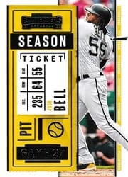 2020 Panini Contenders Base Set Josh Bell #6 card