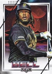 2020 Topps Fire Base Set Josh Bell #72 card