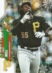 2020 Topps Holiday Base Set Josh Bell #HW13 card