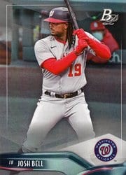 2021 Bowman Platinum Base Set Josh Bell #16 card