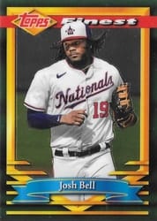 2021 Finest Flashbacks Base Set Josh Bell #109 card