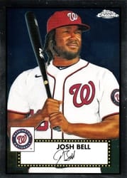 2021 Topps Chrome Platinum Anniversary Base Set Josh Bell #207 card