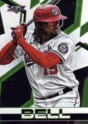 2021 Topps Fire Base Set Josh Bell #156 card