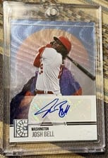 2022 Panini Capstone Summit Signatures Josh Bell #SS-JB card