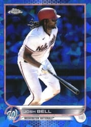 2022 Topps Chrome Sapphire Edition Base Set Josh Bell #439 card