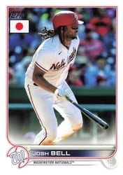 2022 Topps Japan Edition Base Set Josh Bell #84 card