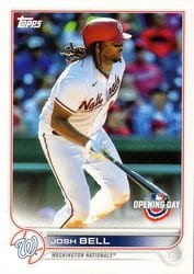 2022 Topps Opening Day Base Set Josh Bell #54 card
