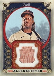 2023 Topps Allen & Ginter Relics (Pattern B) Josh Bell #AGRB-JB card