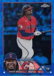 2023 Topps Chrome Sapphire Edition Base Set Josh Bell #488 card