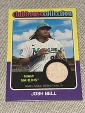 2024 Topps Heritage Clubhouse Collection Relic Josh Bell #CCR-JB card