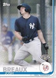2019 Topps Pro Debut Base Set Josh Breaux #79 card