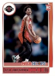 2021-22 Hoops Base Set Josh Christopher #214 card