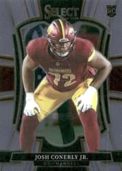 2025 Panini Select Base Set Josh Conerly Jr. #187 card