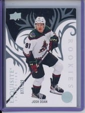 2024-25 Upper Deck Ice Exquisite Collection Rookies Josh Doan #R-6 card