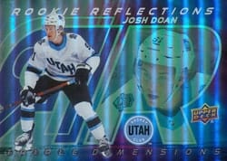 2024-25 Upper Deck Rookie Reflections Josh Doan #RR-6 card