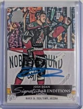 2024-25 Upper Deck The Cup Signature Renditions Josh Doan #SR-JD card