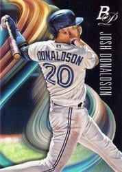 2018 Bowman Platinum Base Set Josh Donaldson #48 card