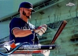 2018 Topps Chrome Base Set Josh Donaldson #8b card