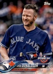 2018 Topps Opening Day Base Set Josh Donaldson #107b card