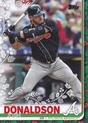 2019 Topps Holiday Base Set Josh Donaldson #HW93 card