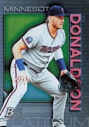 2020 Bowman Platinum Base Set Josh Donaldson #89 card