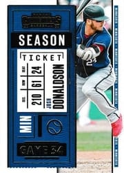 2020 Panini Contenders Base Set Josh Donaldson #42 card