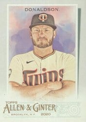 2020 Topps Allen & Ginter Base Set Josh Donaldson #245 card