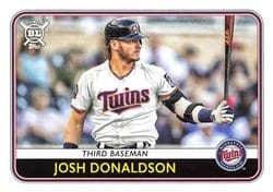 2020 Topps Big League Base Set Josh Donaldson #167 card