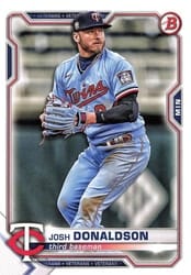 2021 Bowman Base Set Josh Donaldson #96 card