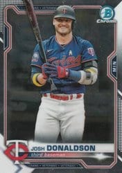2021 Bowman Chrome Base Set Josh Donaldson #51 card
