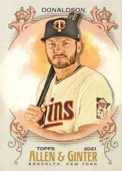 2021 Topps Allen & Ginter Base Set Josh Donaldson #324 card