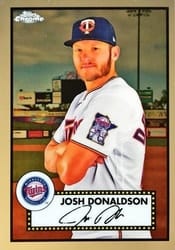 2021 Topps Chrome Platinum Anniversary Base Set Josh Donaldson #181 card